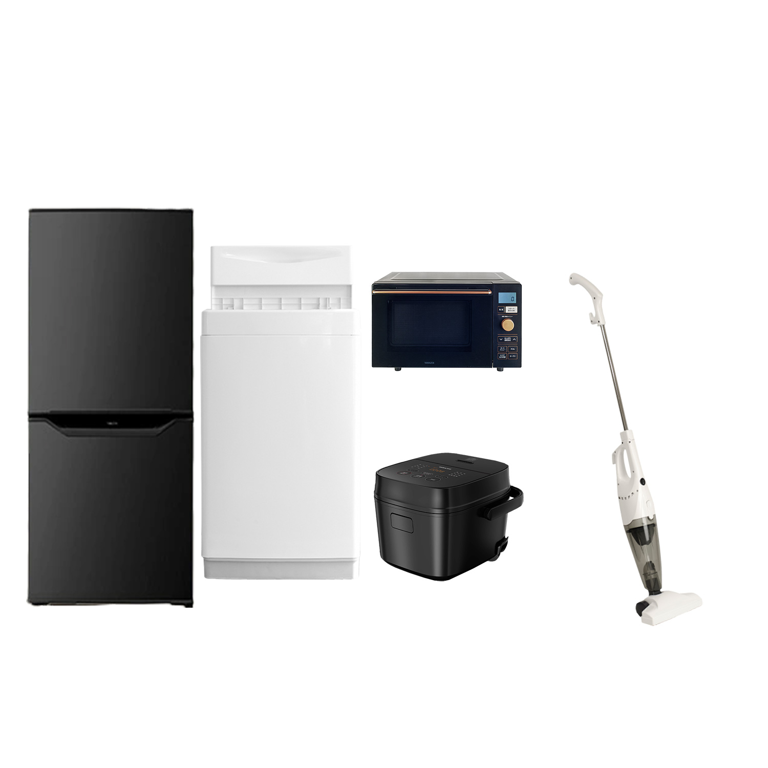 一人暮らしにおススメ☆冷蔵庫と洗濯機のシンプル家電セット(^^)/