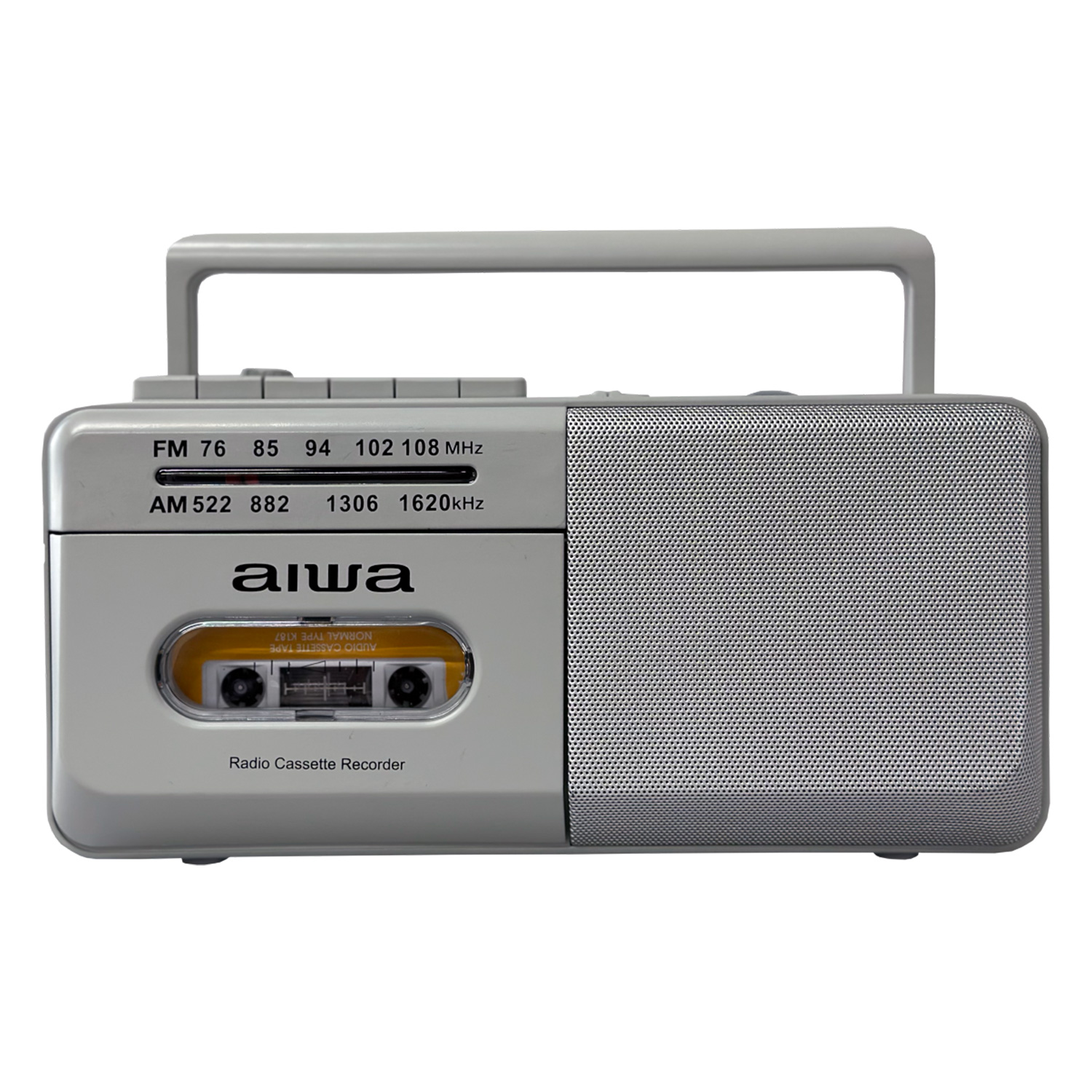 とうしょう aiwa ラジカセ AM ワイドFM カセットレコーダー 980g 電池