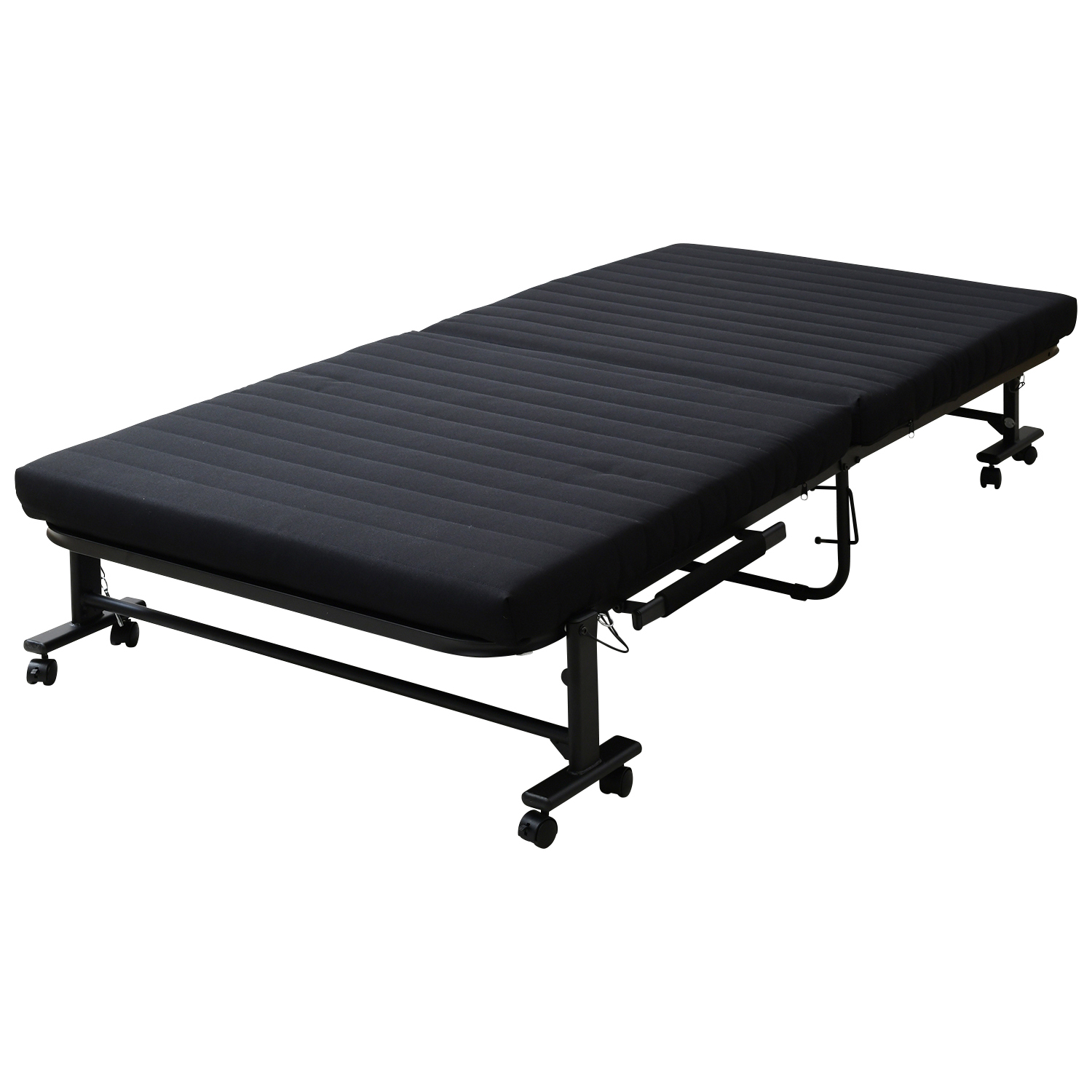 山善（YAMAZEN） 折りたたみベッド シングル 簡易ベッド 折りたたみ