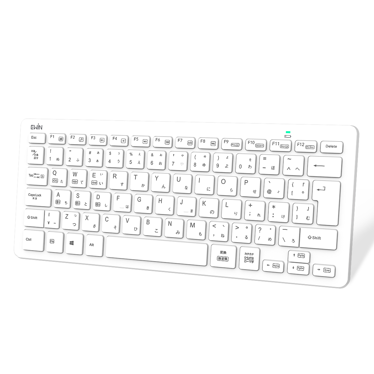 キーボード Bluetooth iPad ワイヤレスキーボード 日本語配列 軽量