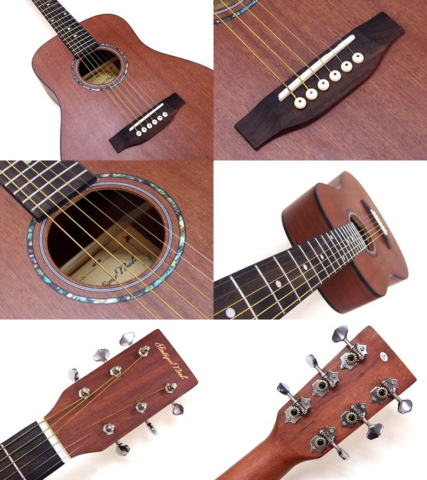 ミニギター アコギ アコースティックギター 初心者 超入門 8点セット