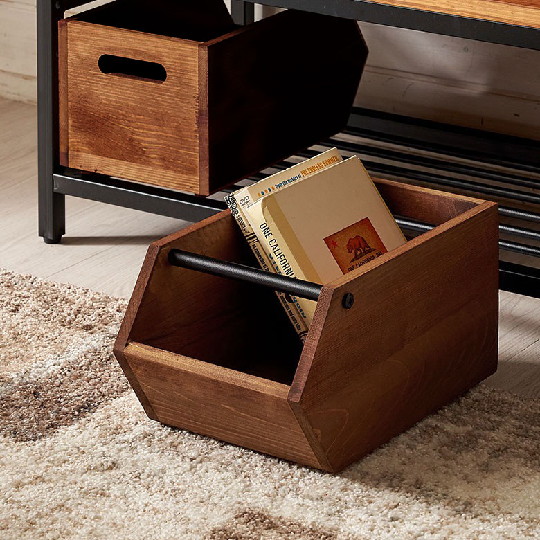 ELEMENTS ウッドコンテナボックス Sサイズ 収納 引き出し 木製