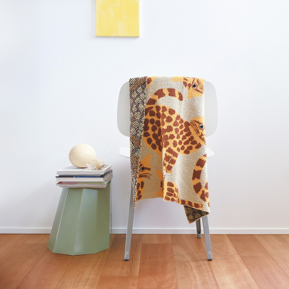 松尾ミユキ フェザーヤーンブランケット｜ブランケット 猫 ネコ