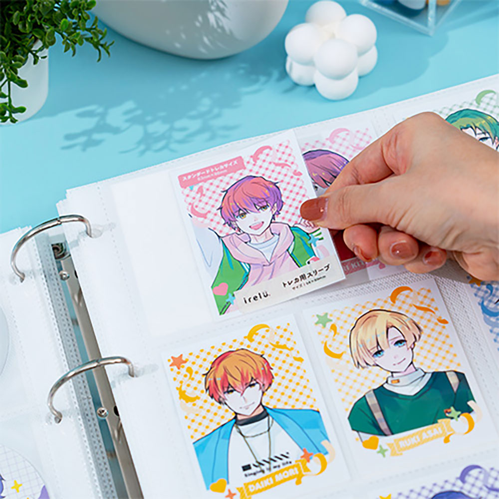 irelu】トレカ用 [イレールスリーブ] 100枚入 64×89mm 高透明 ぴったり