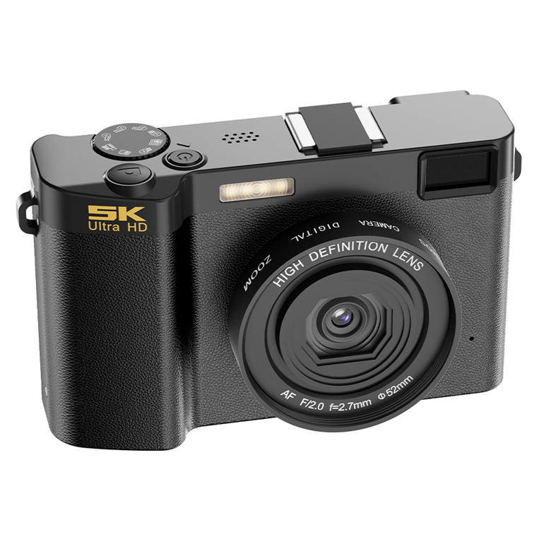 デジタルカメラ 5K動画撮影 6400万画素 WIFI対応 自撮り 1700mAh