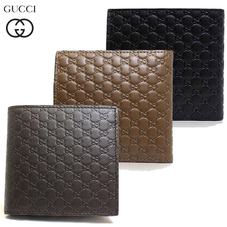 Gucci レザー 二つ折り財布