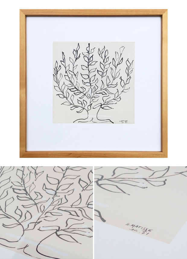 アンリ・マティス アートフレーム (低木) platane 複製画 ポスター