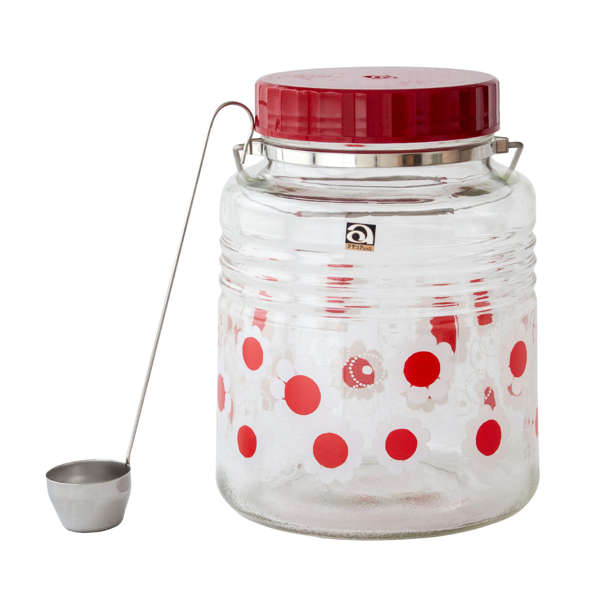 ADERIA アデリアレトロ 貯蔵びん 3L レードル付き 昭和レトロ 復刻