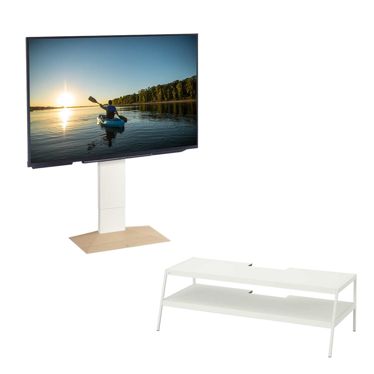 EQUALS（イコールズ） テレビ台 WALL 壁寄せテレビスタンド 32〜80v