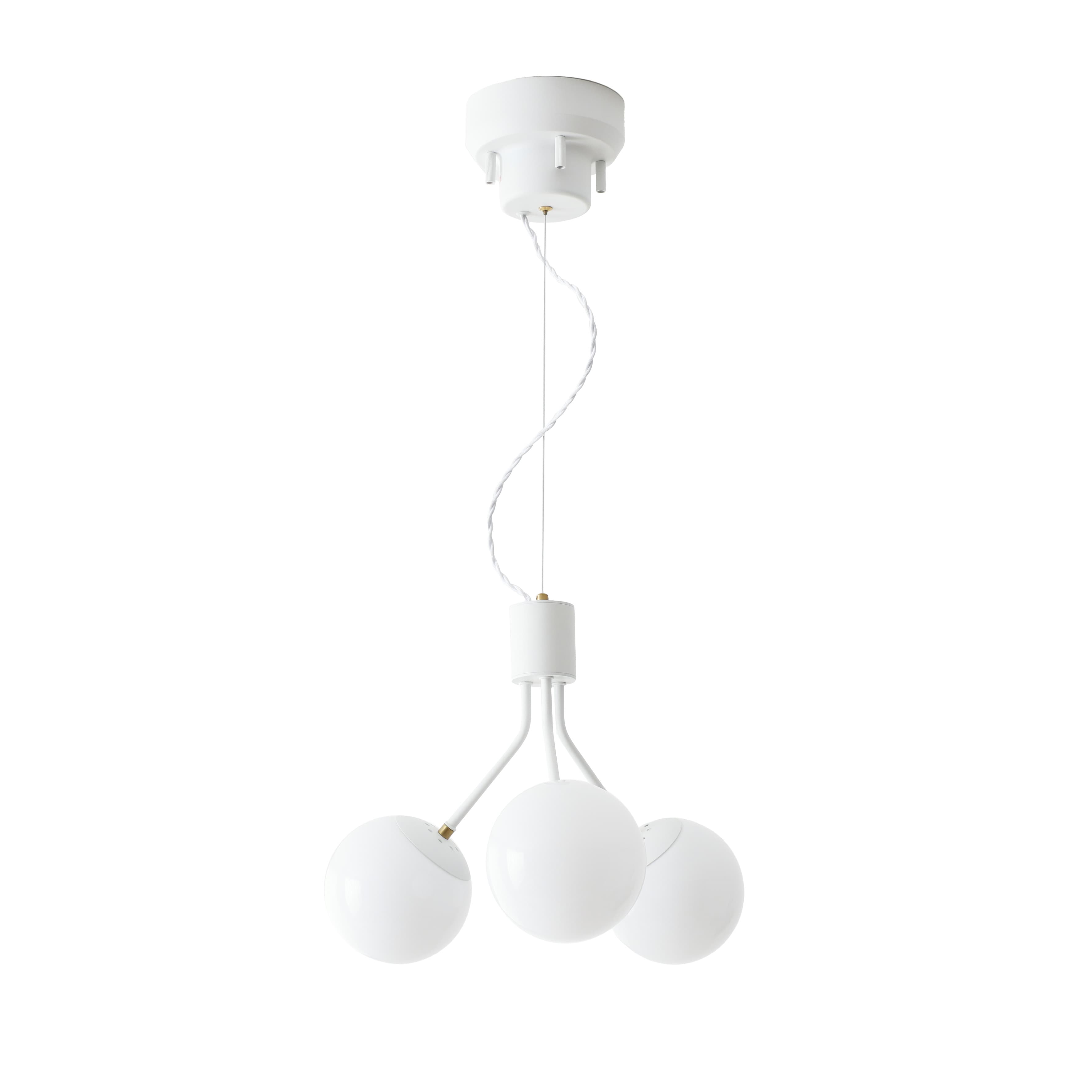 VENTOTA ペンダントライト 3灯 ガラスペンダント 高さ調節可能65