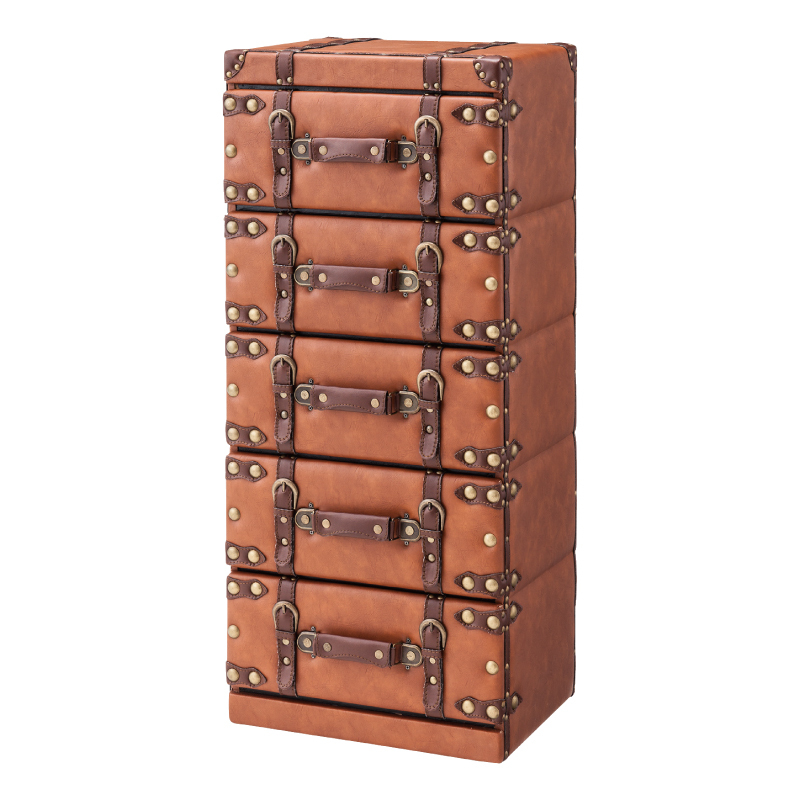 東谷 チェスト 木製 おしゃれ 5段 タンス 引き出し 高さ92 完成品 幅41