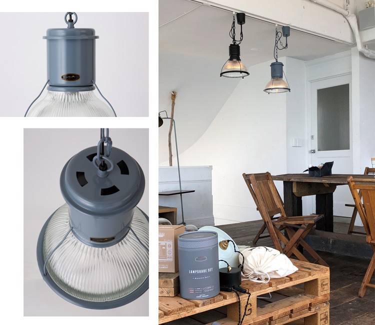 HERMOSA HUNT GLASS SHADE ハントグラスシェード ペンダントランプ