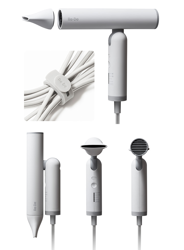 Re・De Re・De Hairdry ハンズフリー ヘアドライヤー DR01A リデ｜速乾