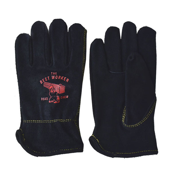 FLAG ON CREW レザーグローブ 本革手袋 メンズ キャンプグローブ 牛革