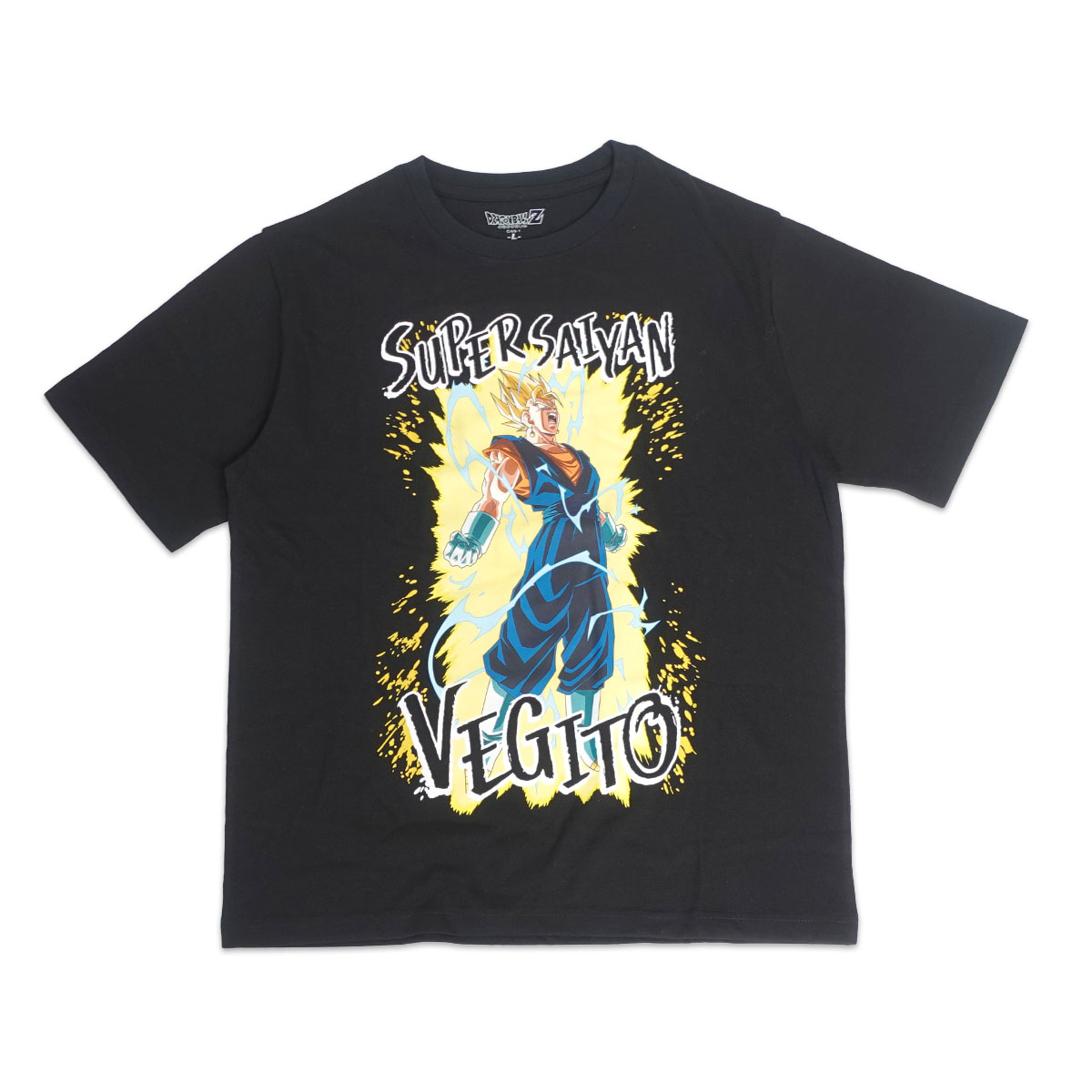ドラゴンボール Z Tシャツ 超ベジット 半袖 黒 白 ブラック ホワイト