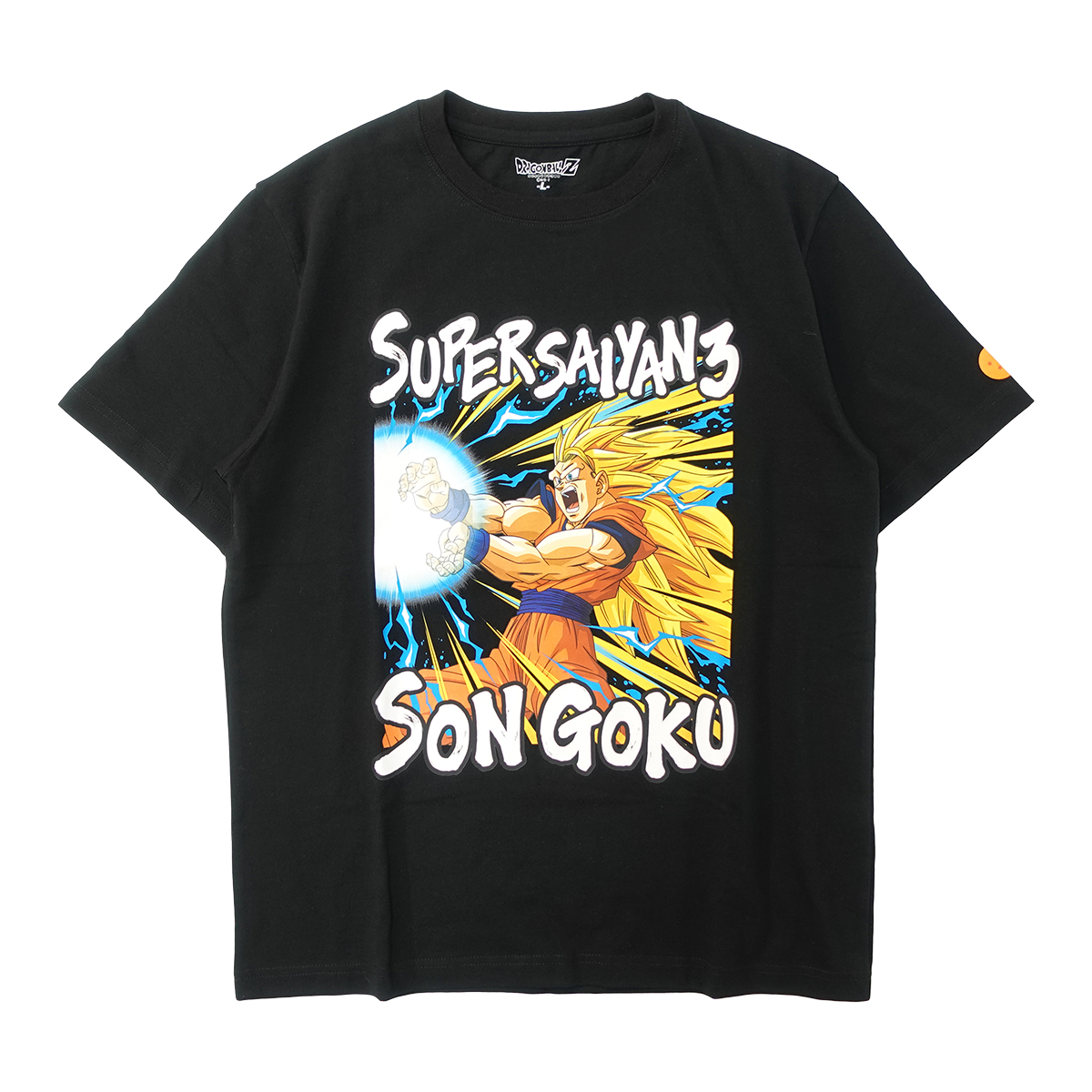 ドラゴンボール Z Tシャツ 悟空 かめはめ波 半袖 黒 白 ブラック