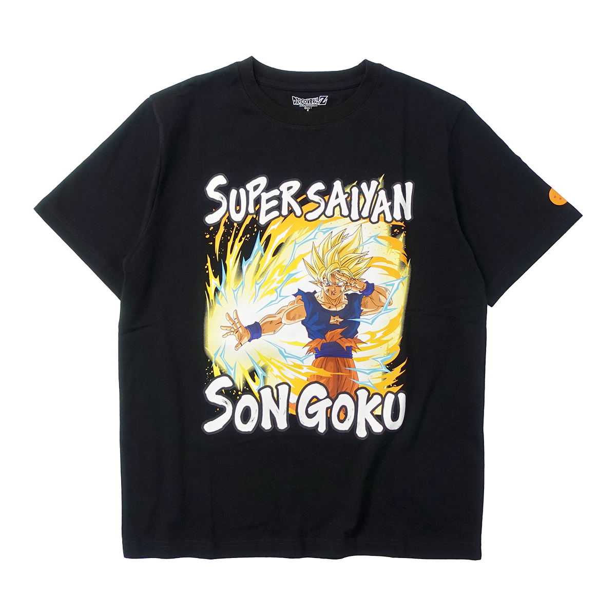 ドラゴンボール Z Tシャツ 悟空 超元気玉 半袖 黒 白 ブラック