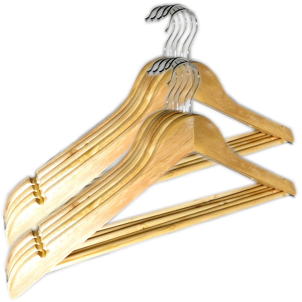 KUENTAI（くうえんたい） 木製 ハンガー 20本セット 44cm おしゃれ