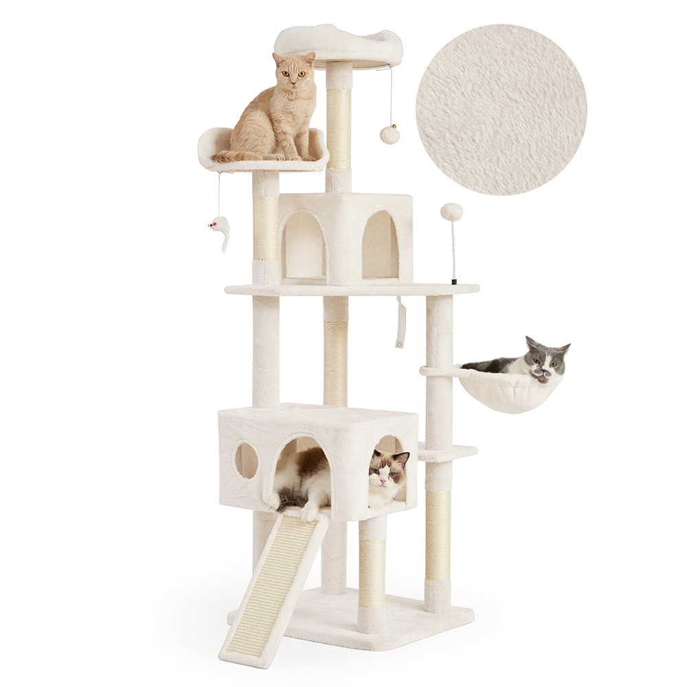 AIFY キャットタワー Bタイプ 猫タワー 据え置き 大型猫 猫ハンモック