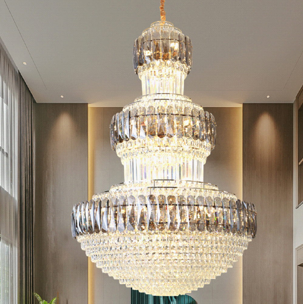 豪華！スワロフスキー 風 led 18灯 クリスタル シャンデリア