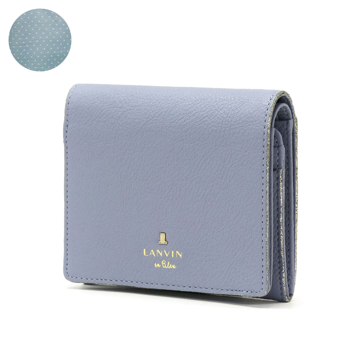 LANVIN en Bleu 最大51%☆2/11限定 ランバンオンブルー 二つ折り財布