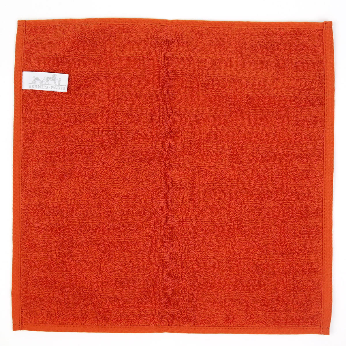 HERMES 【名入れ 刺繍】エルメス タオルハンカチ カレタオル
