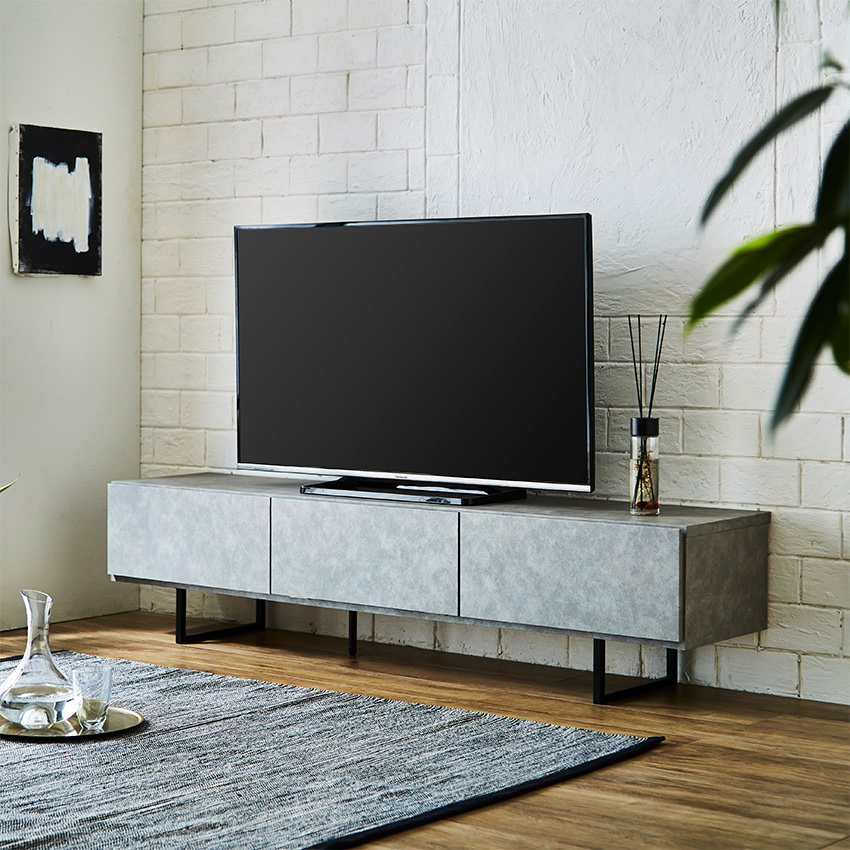 テレビ台 180 おしゃれ 幅180 日本製 シンプル セラミック調 tv台