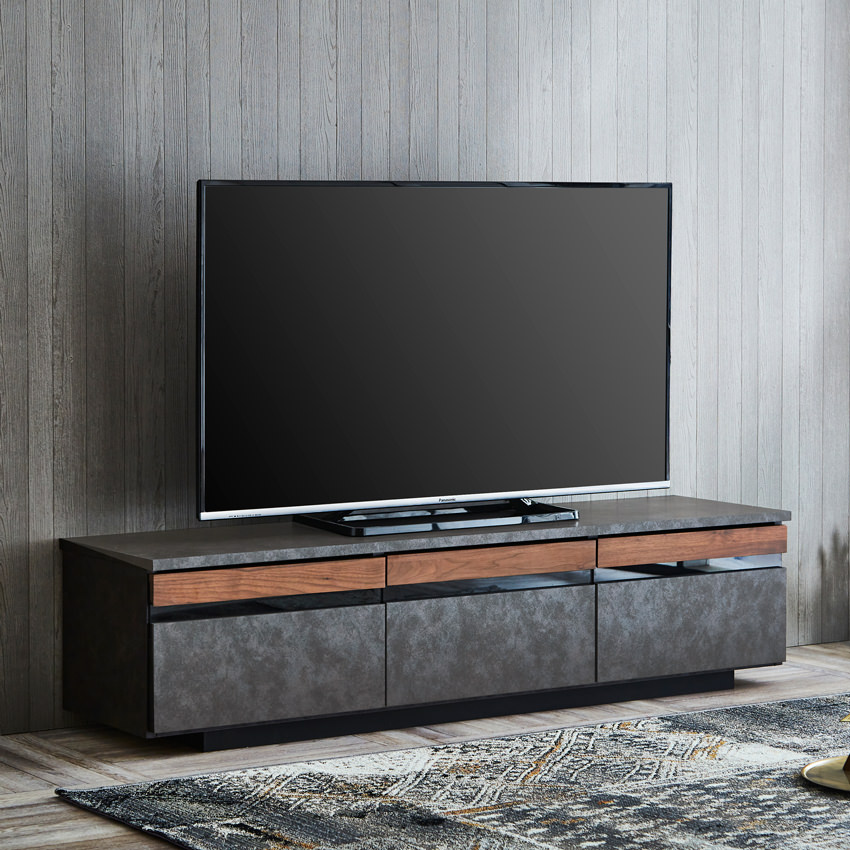 テレビ台 150 おしゃれ 幅150 日本製 シンプル コンクリート調 tv台