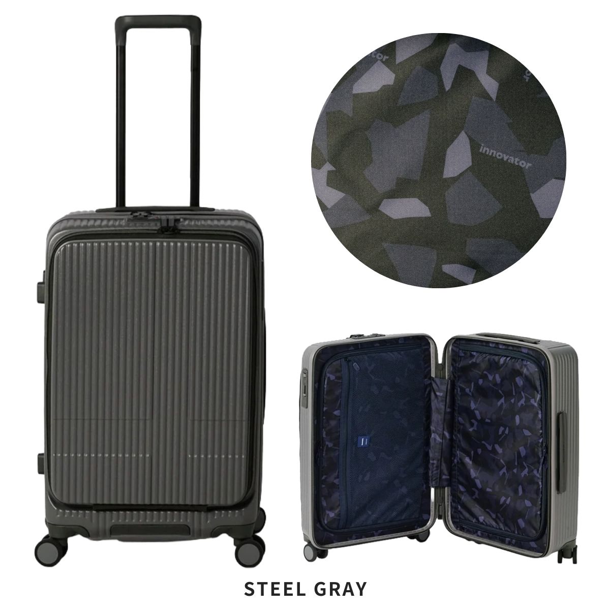 innovator（イノベーター） 正規取扱店 2年保証 スーツケース 55L 3泊