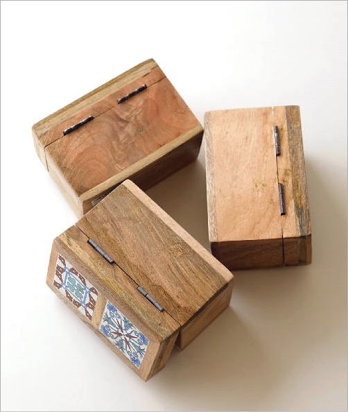 小物入れ ふた付き おしゃれ 可愛い 陶器 木製 蓋付き 木箱 卓上 小物