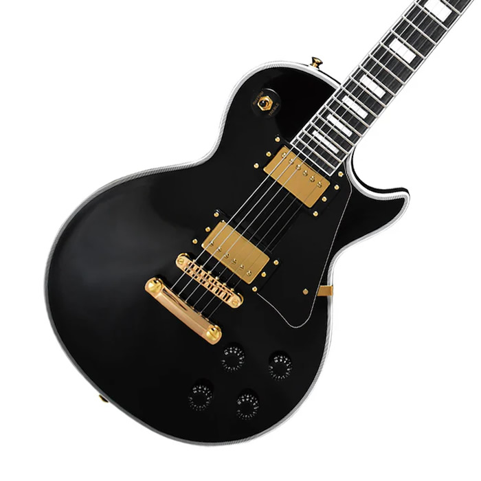 エレキギター レスポールカスタム ブラック 黒 フォトジェニック