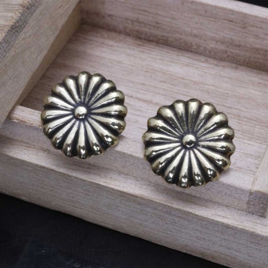 龍頭 菊紋 カフス シルバー カフスボタン カフリンクス メンズ