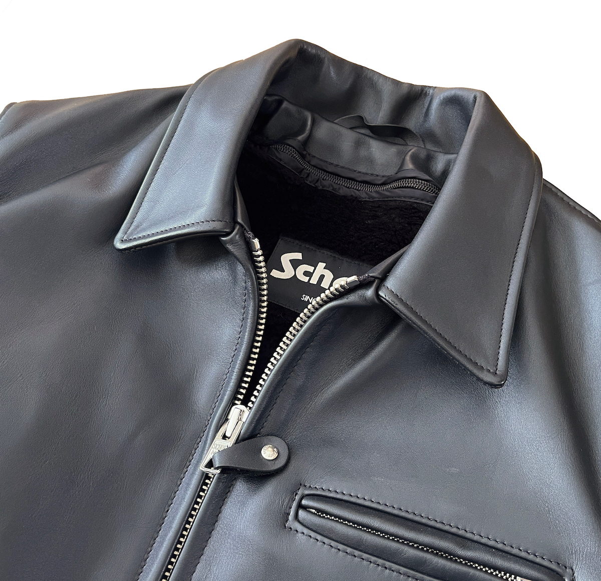 dogdog Schott 643 38 美品シングルライダースジャケット dogdog