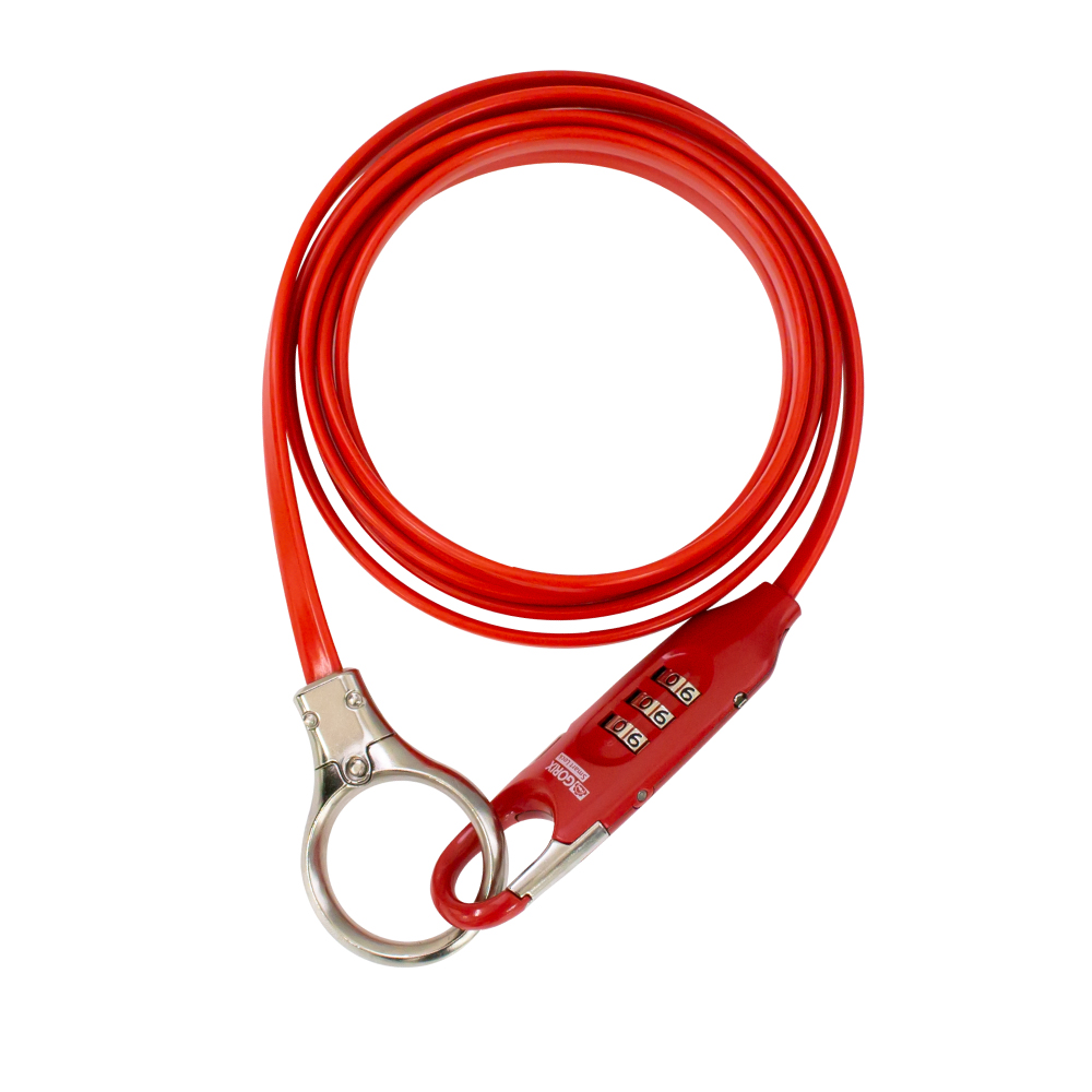 GORIX 自転車 鍵 ダイヤル式 ワイヤーロック 長い1800mm ロードバイク