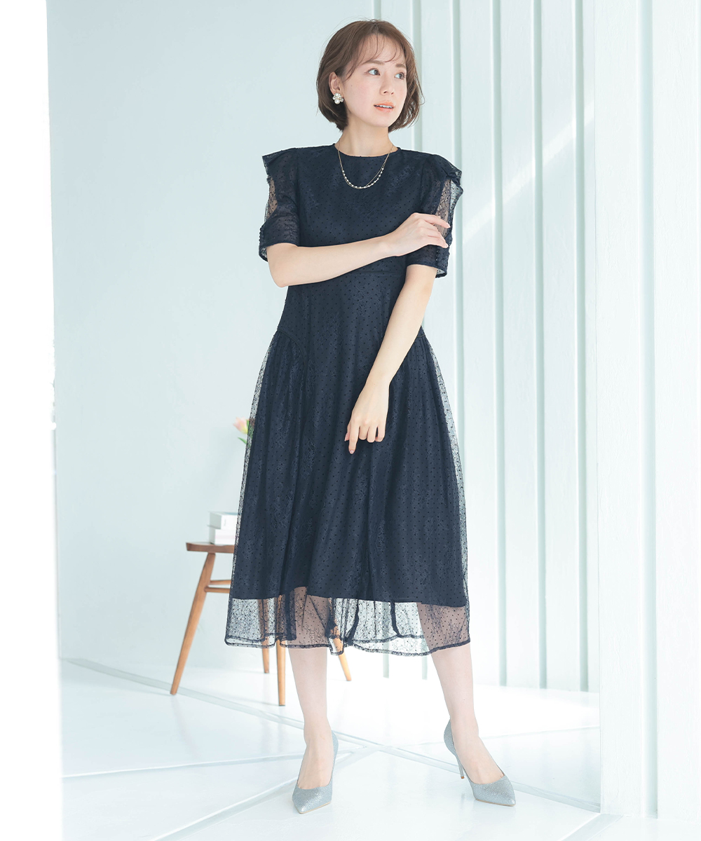 haremode（ハレモード） ドレス レディース ワンピース ドット柄