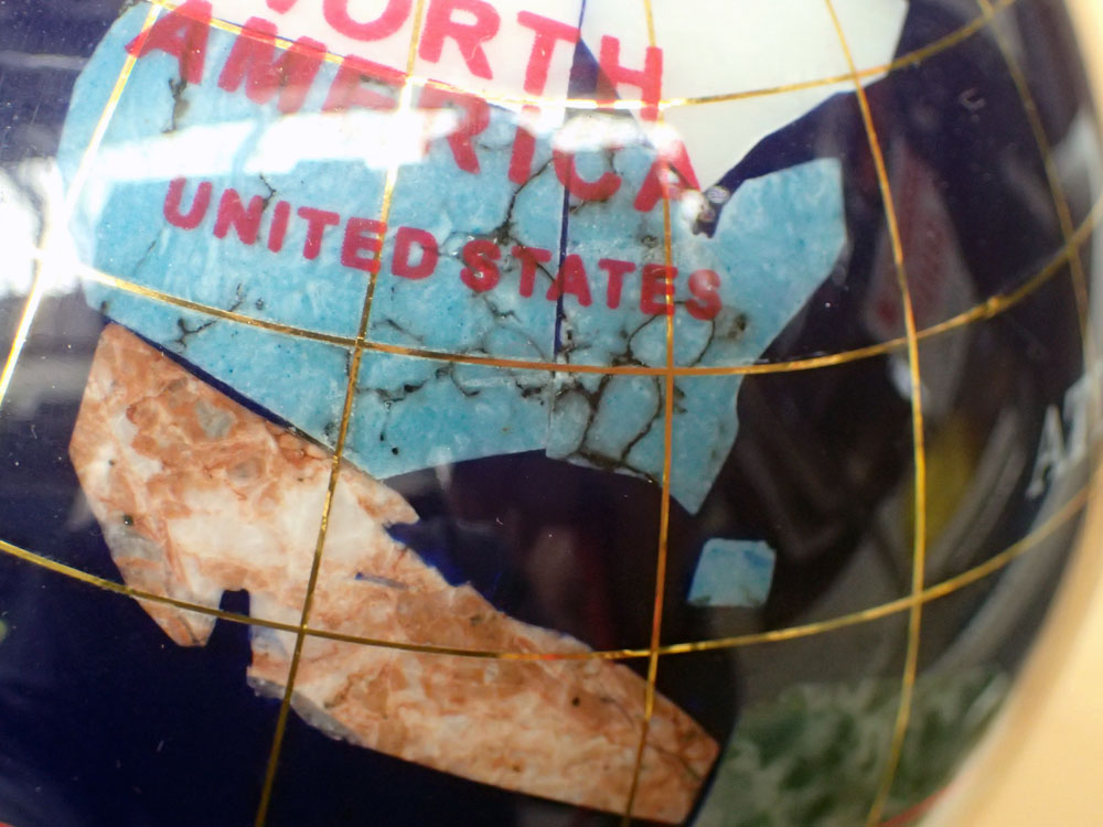 天然石】地球儀 (315g) : ハゲオムスビネット - 通販 - Yahoo!ショッピング