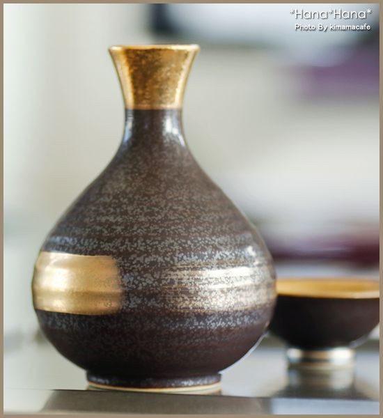 備前焼大徳利(2000cc)・カップセット(登り窯) | 岡山県備前市