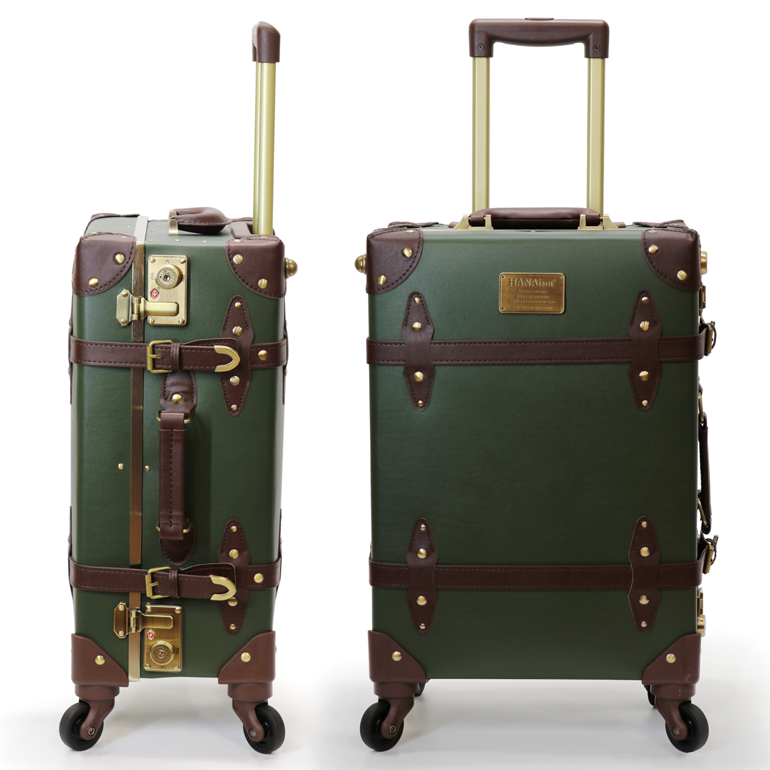 HANAism スーツケース キャリーケース キャリーバッグ トランク M