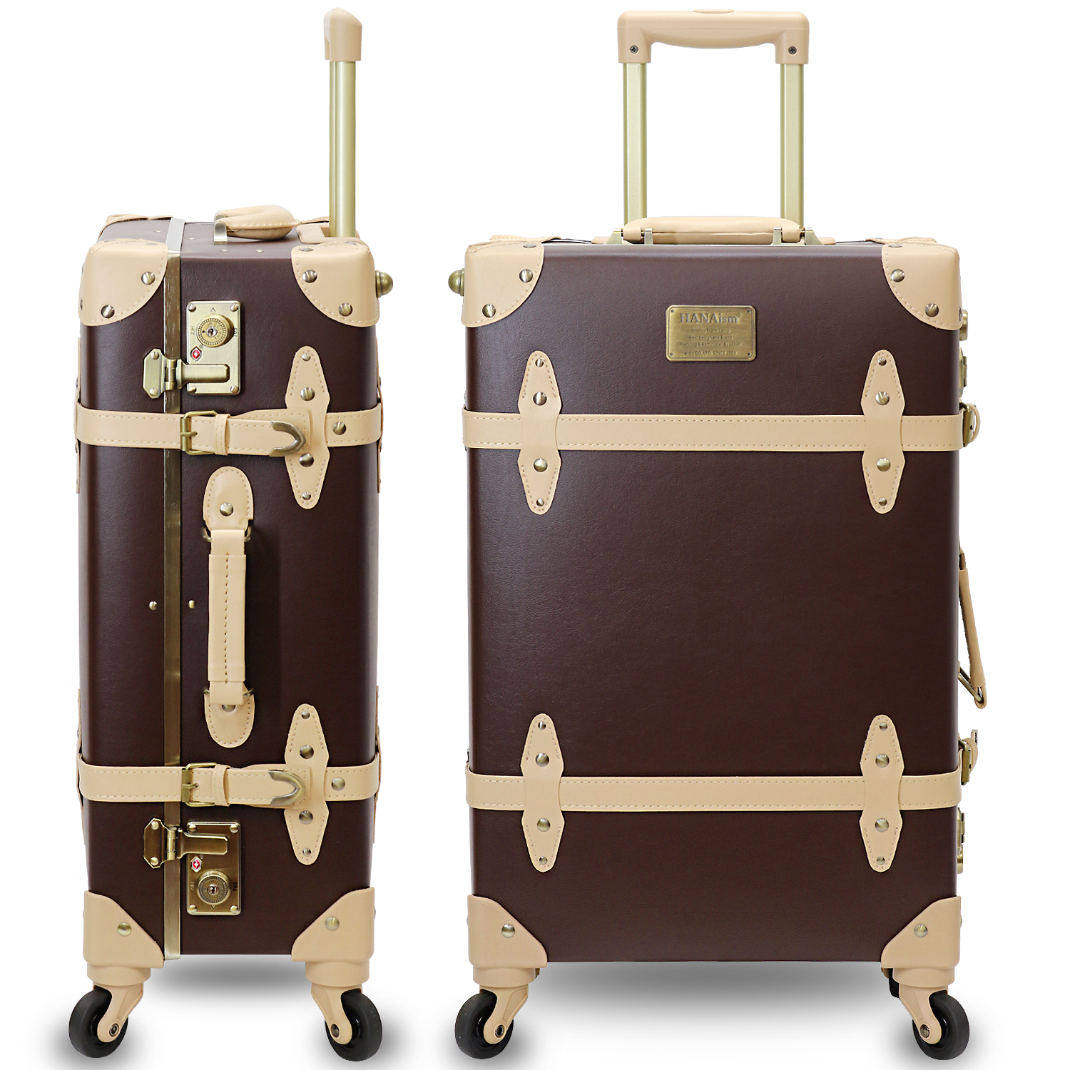 HANAism スーツケース キャリーケース キャリーバッグ トランク L