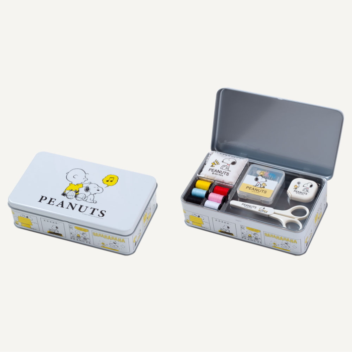 ミササ 裁縫セット スヌーピー ソーイングセット ブリキ缶タイプ No