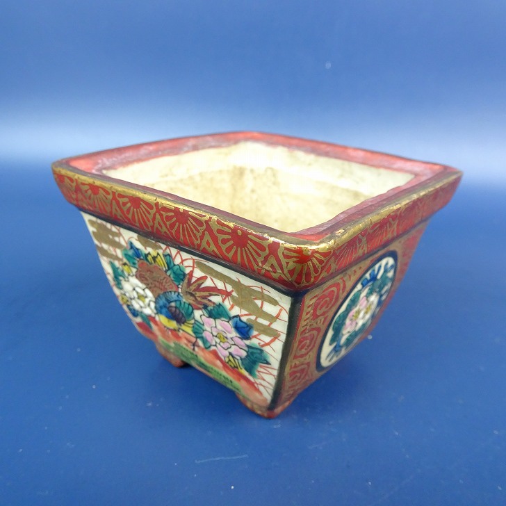 古九谷 三ツ鉢 木箱付き 古九谷 三ツ鉢 木箱付き