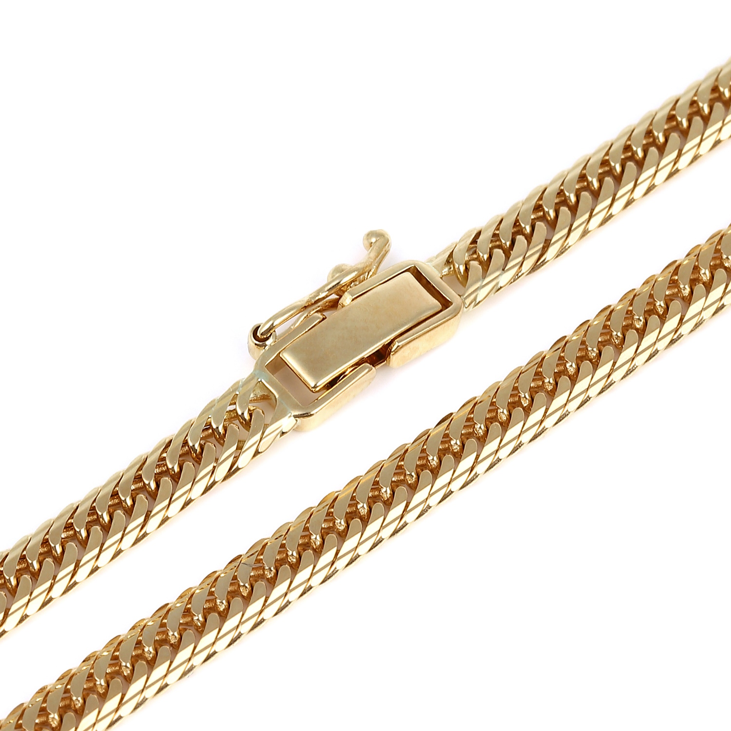 18金 喜平アンクレット Mカット トリプル 9g 23cm メンズ レディース