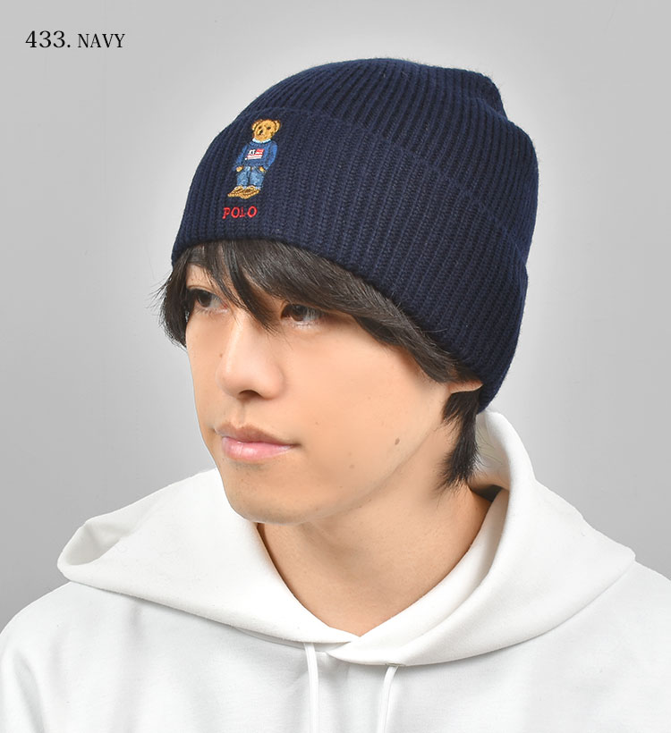 POLO RALPH LAUREN（ポロ・ラルフローレン） ニット帽 ポロベア ポロ
