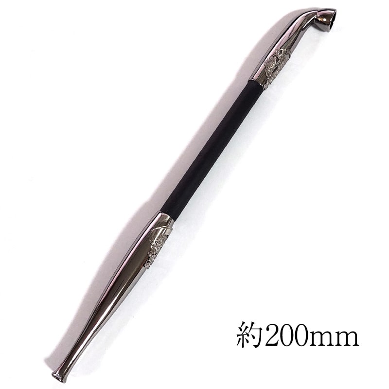 煙管 黒煙管 雷神風神 喫煙具 きせる ブラッククローム仕上げ 黒 TSUGE