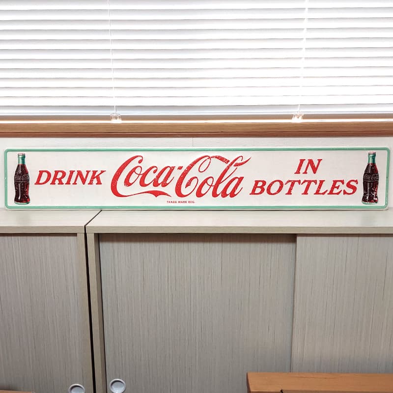 Coca Cola（コカコーラ） ブリキ看板 レトロ アンティーク アメリカン