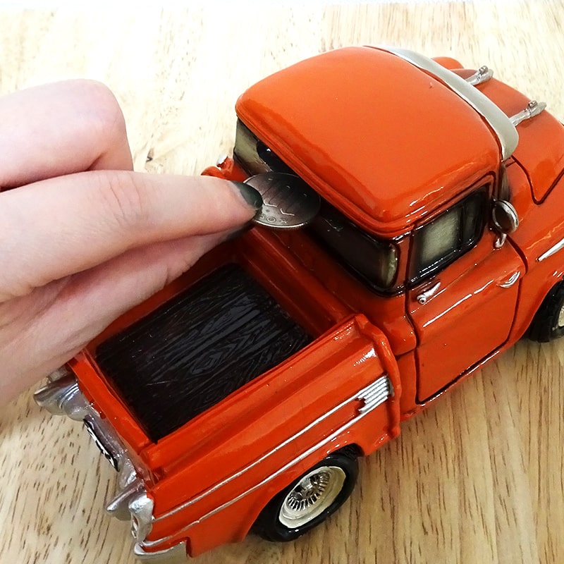 アメリカン レトロ 貯金箱 オールディーズ マネーバンク トラック