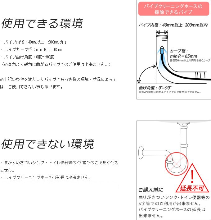 送料無料 高圧洗浄機 ヒダカ HK-1890 HKU-1885 HKN-2090用 パイプ