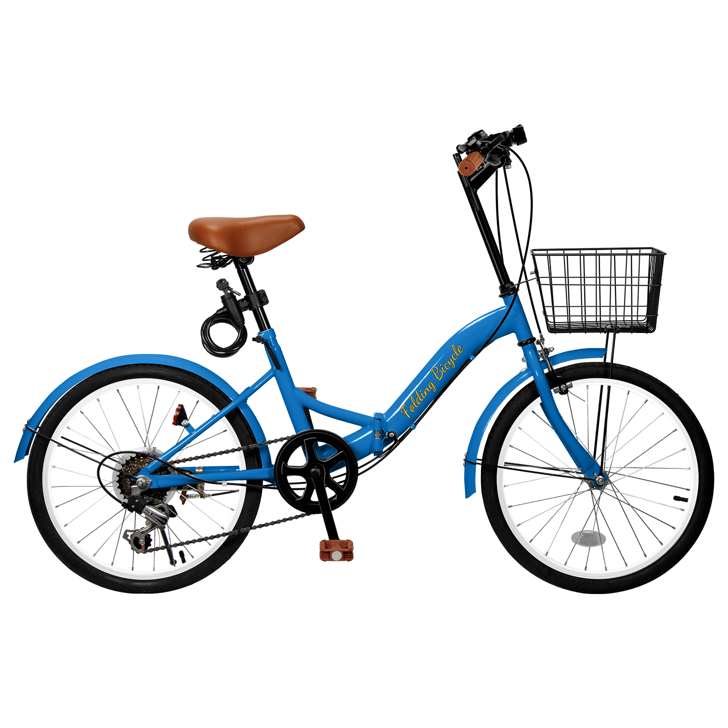 ID050309 折りたたみ20インチ自転車（6段ギア）