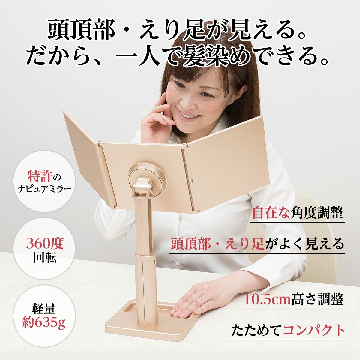 HORIUCHI MIRROR（ホリウチミラー） 堀内鏡工業 髪染め ウィッグ用