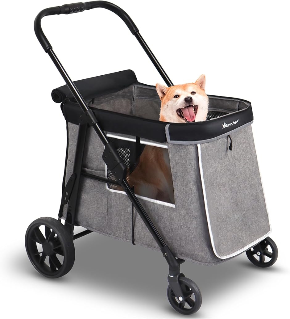 中型犬用カート ペットカート 深型しっかり包み込む 大型犬 大空間